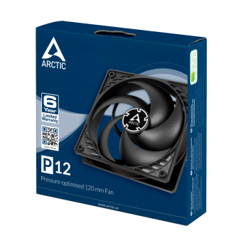 Arctic P12 Black 1x