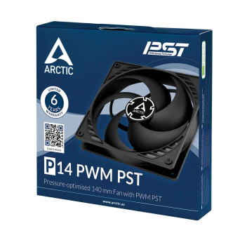 Arctic P14 PWM PST Black 1x