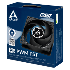 Arctic P8 PWM PST Black 1x