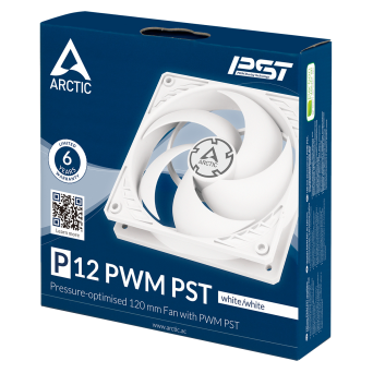 Arctic P12 PWM PST White 1x
