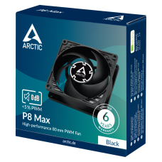 Arctic P8 Max Black 1x