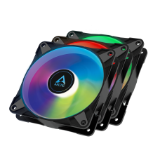 Arctic P12 PWM PST A-RGB (Black, 3 pack)