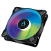 Arctic P12 PWM PST A-RGB (Black, 3 pack)