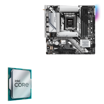 ASRock B760M Pro RS/D4 WiFi + Intel Core i3-14100F