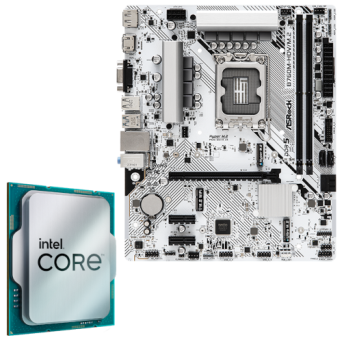 ASRock B760M-HDV/M.2 + Intel Core i3-12100