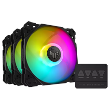 ASUS TUF Gaming TF120 ARGB (3-pack, Controller, Black)