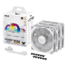 ASUS TUF Gaming TR120 ARGB Reverse (3-pack, White)