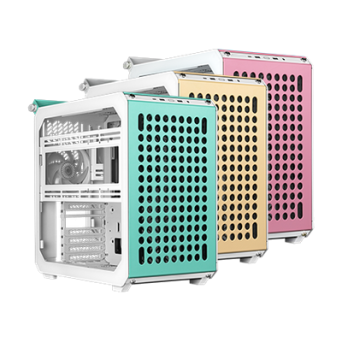 Cooler Master Qube 500 Flatpack Macaron (Mint, Pink, Cream)