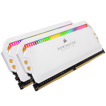 Corsair Dominator Platinum RGB 2x8GB DDR4 3600MHz  (CL18, White)