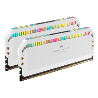 Corsair Dominator Platinum RGB 6200MHz 2x16GB XMP (CL36-39-39-76, White)