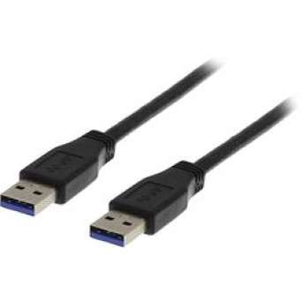 Deltaco USB3-210S USB 3.0 USB-A 1m Svart