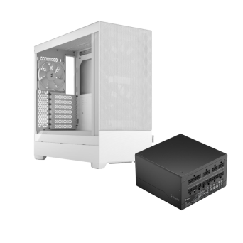 Fractal Design Pop Air White TG Clear Tint + Ion Gold 850W