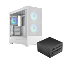 Fractal Design Pop Air RGB White TG Clear Tint + Ion Gold 550W