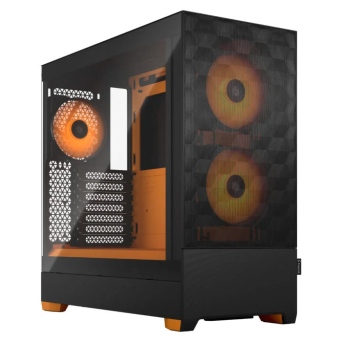 Fractal Design Pop Air RGB Orange Core TG Clear Tint