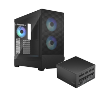 Fractal Design Pop Air RGB Black TG Clear Tint + Ion Gold 850W