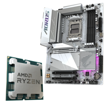 Gigabyte B650E Aorus Elite X AX Ice + AMD Ryzen 9 9900X