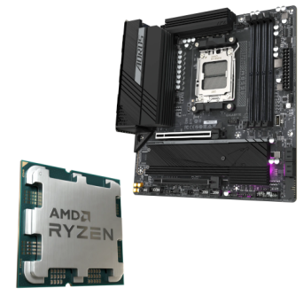 Gigabyte B650M Aorus Elite AX + AMD Ryzen 9 9950X