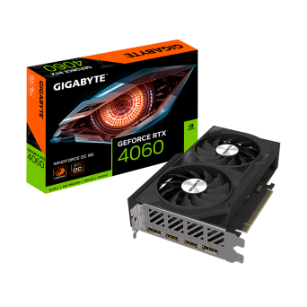 Gigabyte Windforce RTX 4060 (8GB, GDDR6, OC)