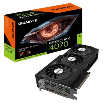 Gigabyte Windforce RTX 4070 (12GB, GDDR6, OC, V2)