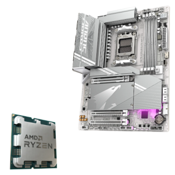 Gigabyte X870 Aorus Elite Ice WiFi 7 + AMD Ryzen 9 9900X