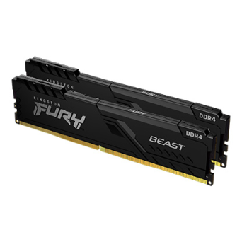 Kingston FURY Beast 3600MHz 2x16GB  XMP (CL18-22-22, 1Rx8, Black)