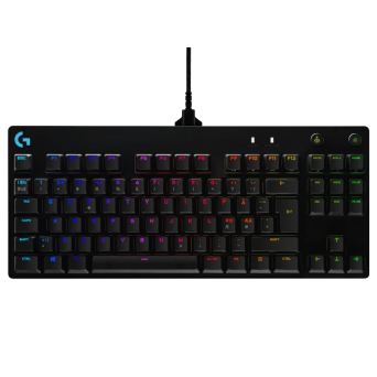 Logitech G Pro Tastatur DK/NO/SE/FI (svart, clicky)