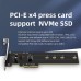 Maiwo KT016L M.2 NVMe til PCIe adapterkort