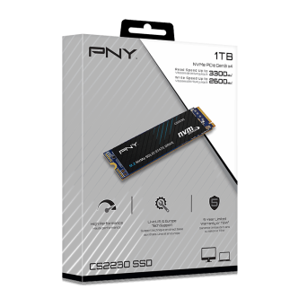 PNY CS2230 1TB (3.3GB/s, 2.6GB/s, 560TBW)