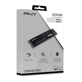 PNY CS2230 500GB (3.3GB/s, 2.5GB/s, 280TBW)