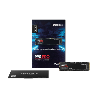 Samsung 990 Pro 4TB (7.45GB/s, 6.9GB/s, 2400TBW)