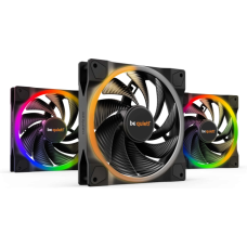 be quiet! Light Wings 140mm PWM HS (3-pack, Hub, Black)