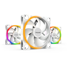 be quiet! Light Wings 140mm PWM HS (3-pack, Hub, White)
